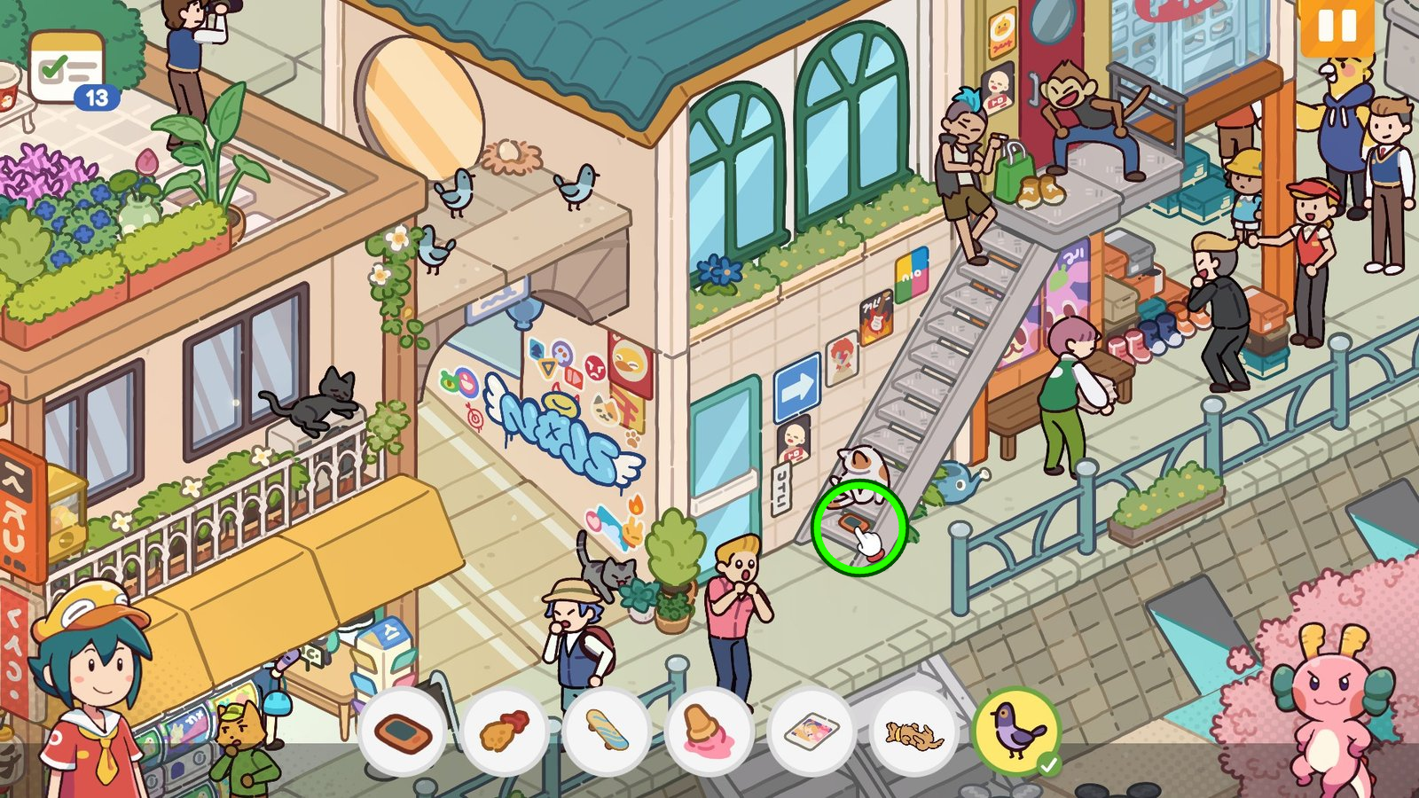 Orange Cellphone highlighted in Chapter 7