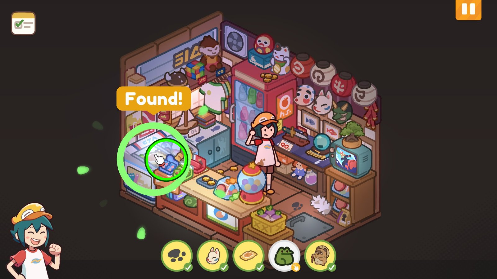 Taiyaki highlighted inside the freezer in Chapter 2