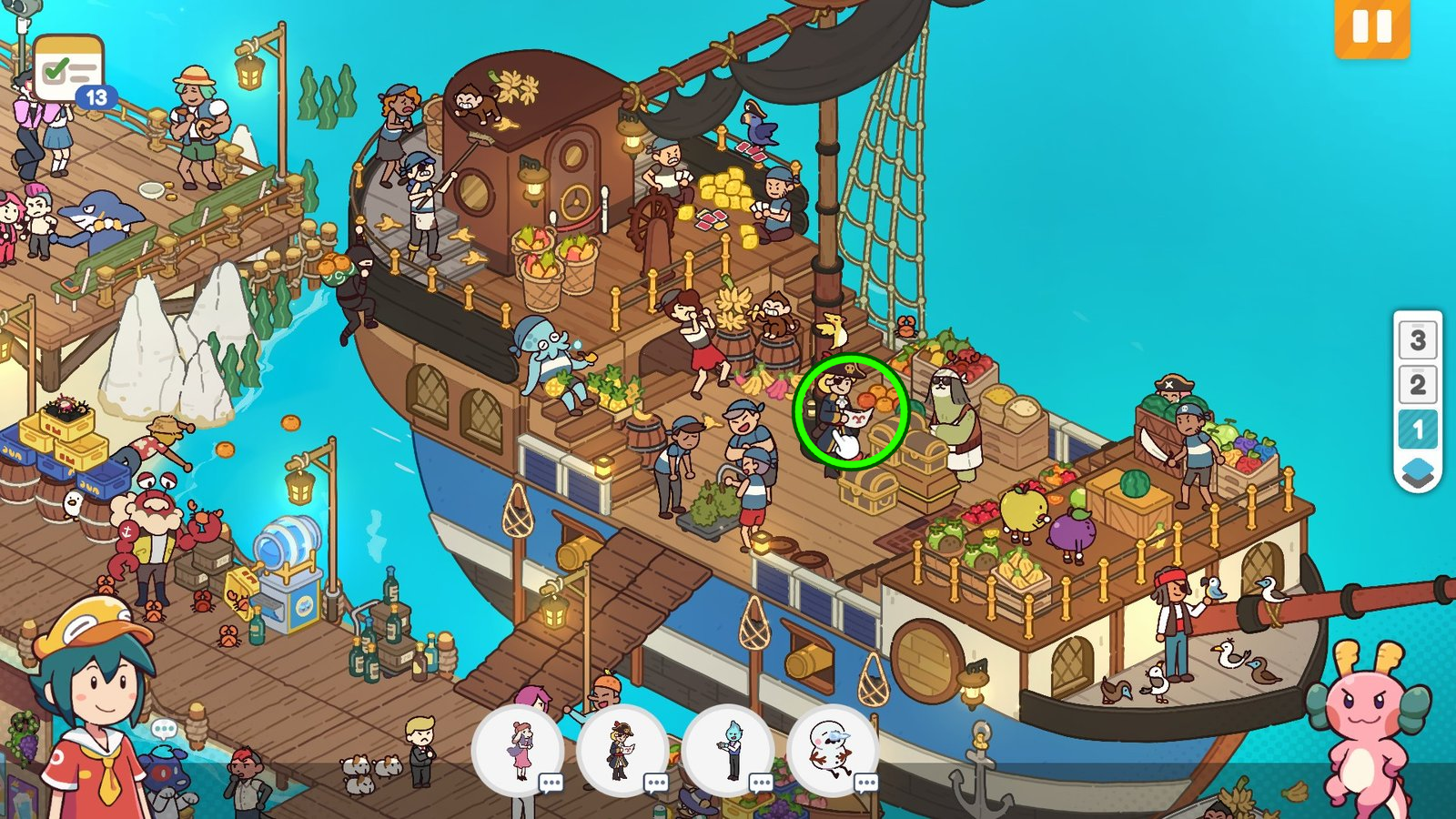 Captain of the Fruit Pirates highlighted in Chapter 9