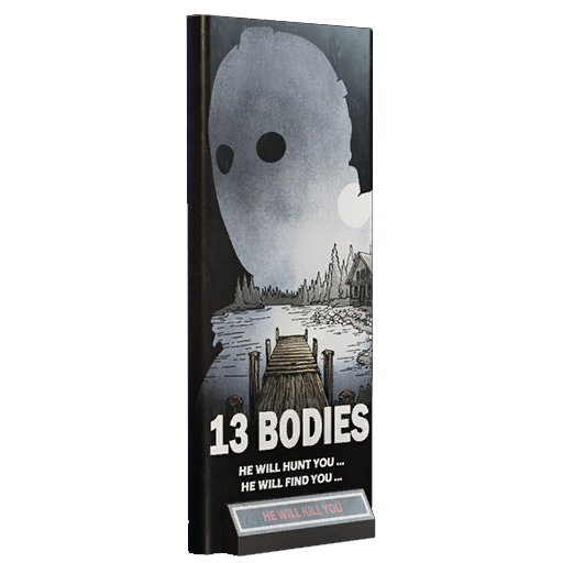 13 Bodies standee