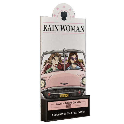 Rain Woman standee
