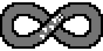 Infinity track silhouette
