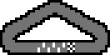 Triangle track silhouette
