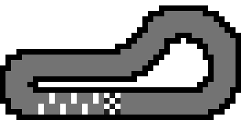 Whistle track silhouette
