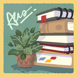 Tiny Bookshop achievement icon for Master of Plants.