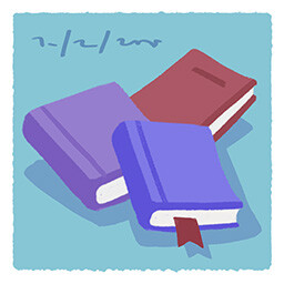 Tiny Bookshop achievement icon for Bookworm.