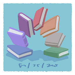 Tiny Bookshop achievement icon for Scholar.