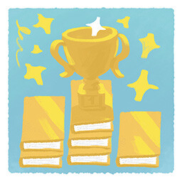 Tiny Bookshop achievement icon for Accomplished Bookologist.