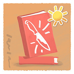 Tiny Bookshop achievement icon for Crime Cracker.