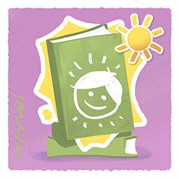 Tiny Bookshop achievement icon for Hip with the Kids.