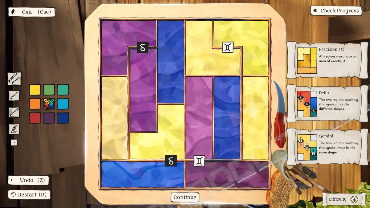 The Artisan of Glimmith Precision Window puzzle 17 solution