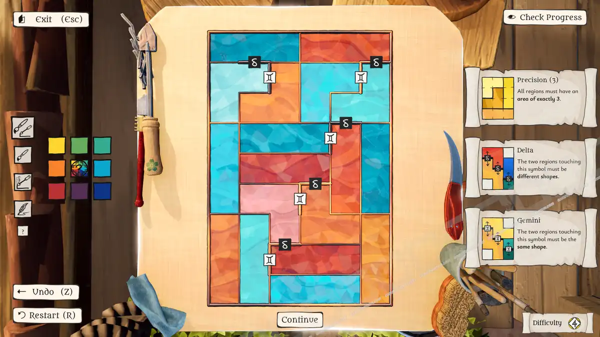 The Artisan of Glimmith Precision Window puzzle 25 solution