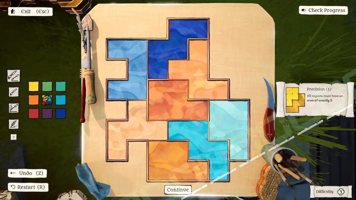 The Artisan of Glimmith Precision Window puzzle 30 solution