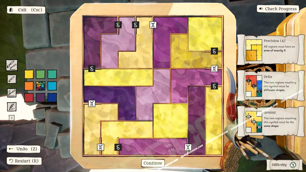 The Artisan of Glimmith Precision Window puzzle 35 solution