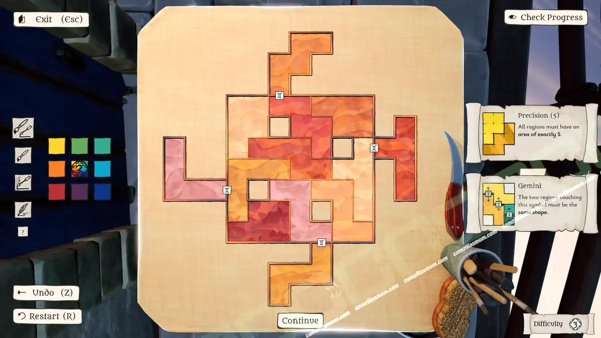 The Artisan of Glimmith Precision Window puzzle 36 solution