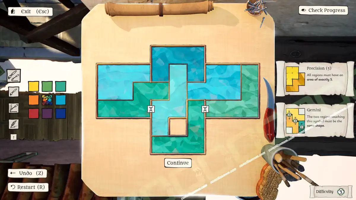 The Artisan of Glimmith Precision Window puzzle 37 solution