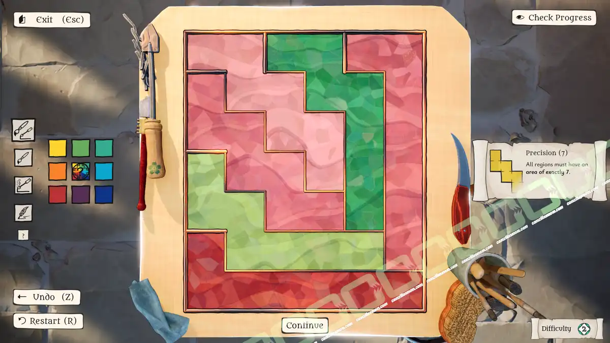 The Artisan of Glimmith Precision Window puzzle 5 solution
