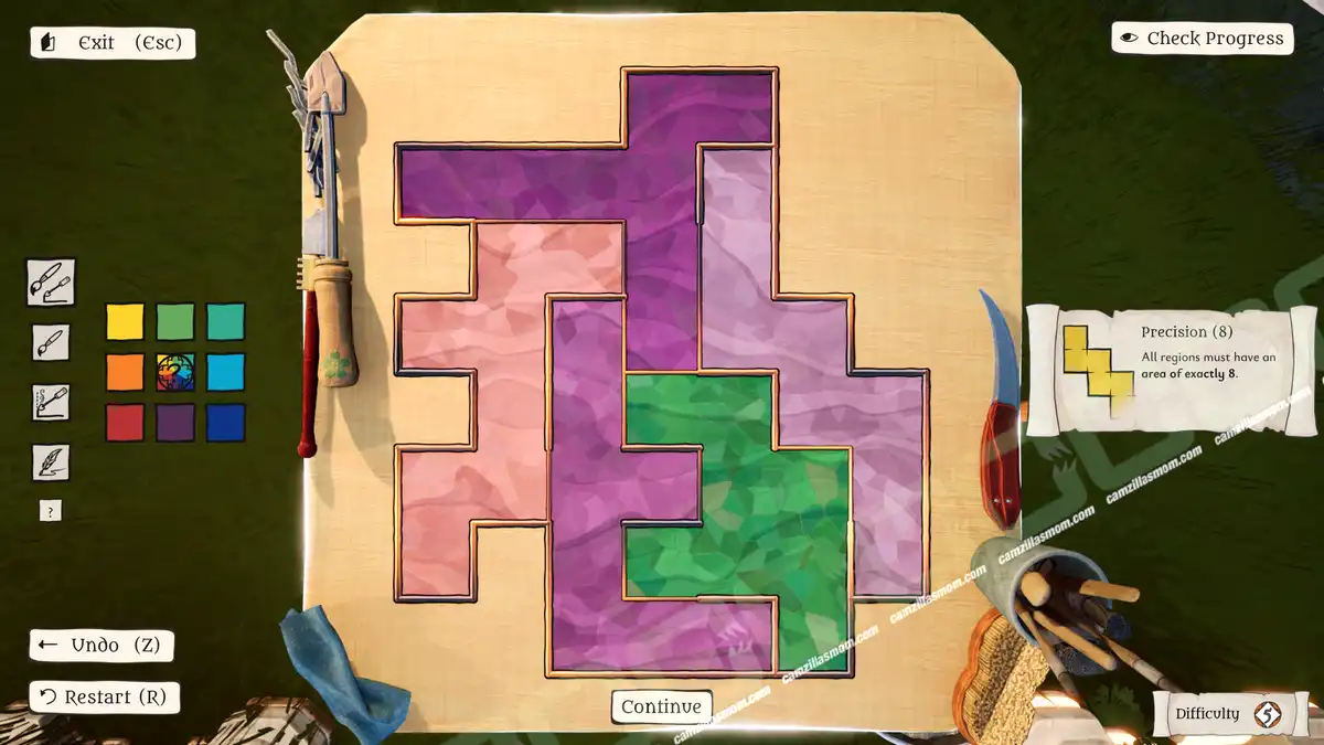 The Artisan of Glimmith Precision Window puzzle 29 solution