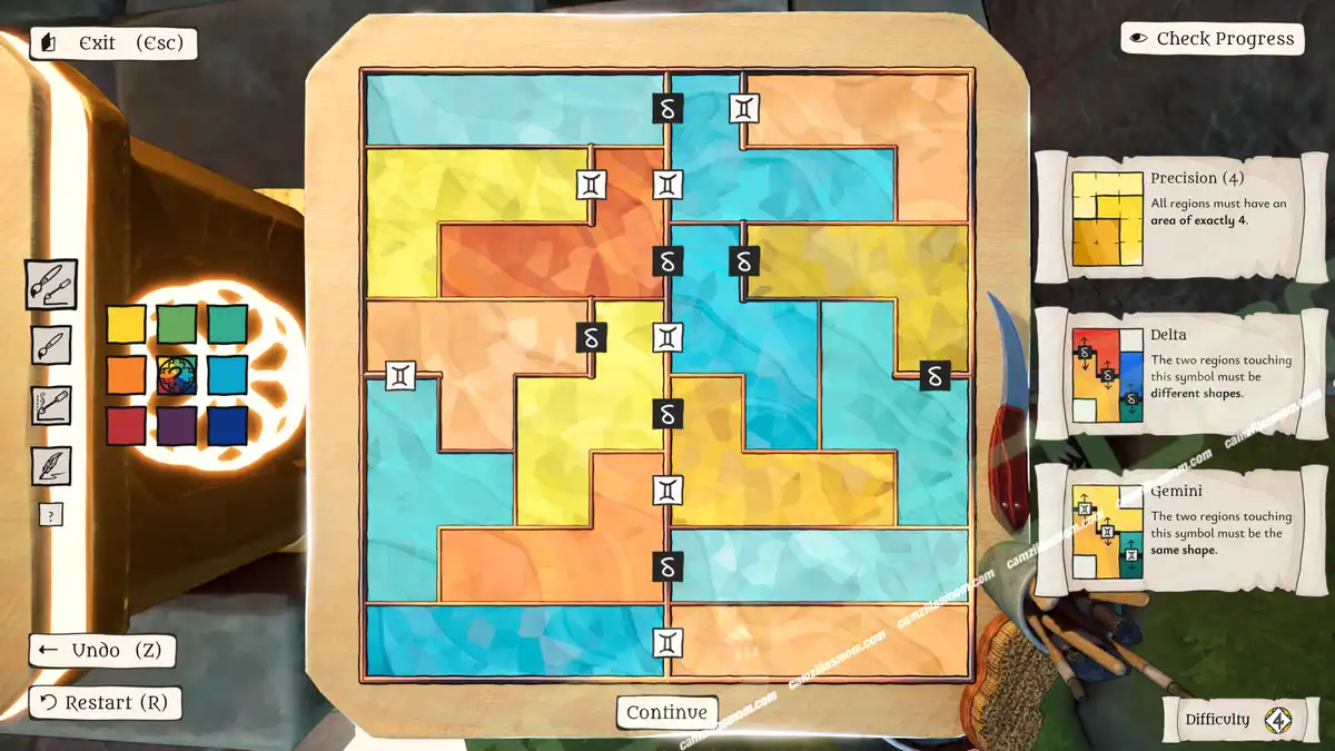 The Artisan of Glimmith Precision Window puzzle 34 solution